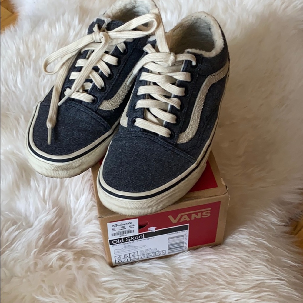 Madewell x Vans Old Skool Sherpa sneaks - size 6